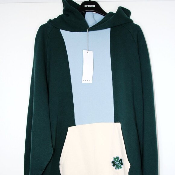 BNWT SS21 MARNI COLOR BLOCK HOODIE 52 - Picture 2 of 12